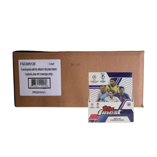 2022-23 Topps Finest UEFA Soccer - HOBBY Case