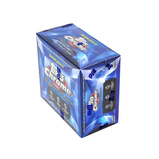 2024–25 Topps Chrome UEFA Club Competitions Sapphire Edition Hobby Box