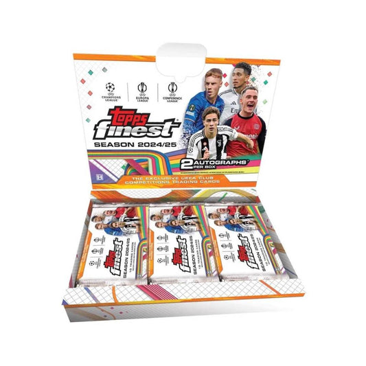 2024-25 Topps Finest Club Competitions Soccer HOBBY Case