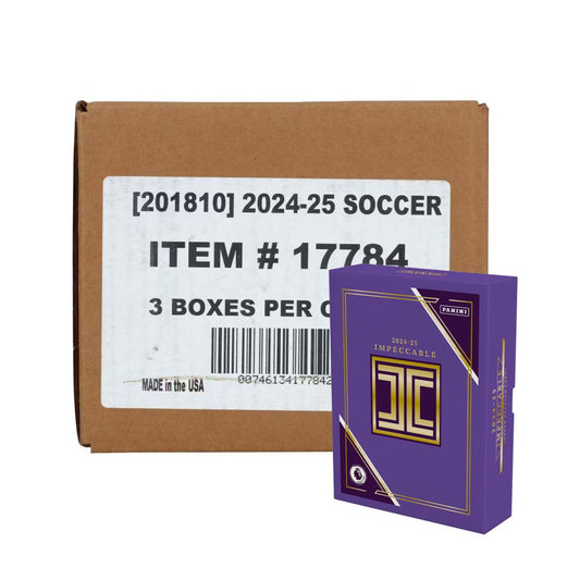 2024-25 Panini Impeccable EPL Soccer Hobby Case
