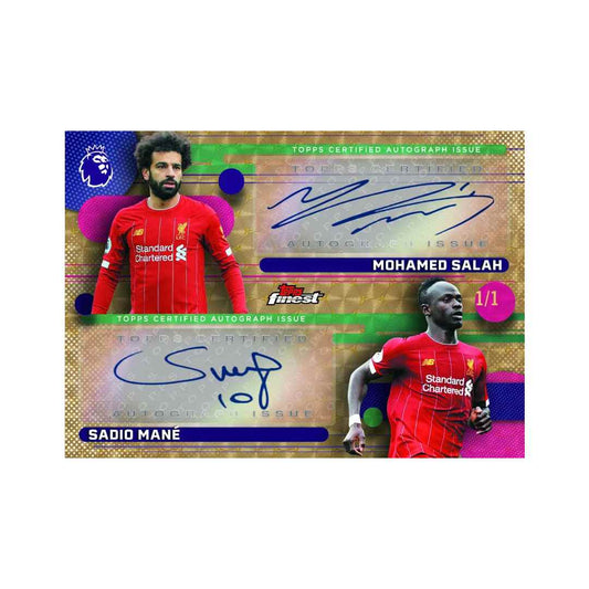2026 Topps Finest Premier League EPL Soccer Hobby Box