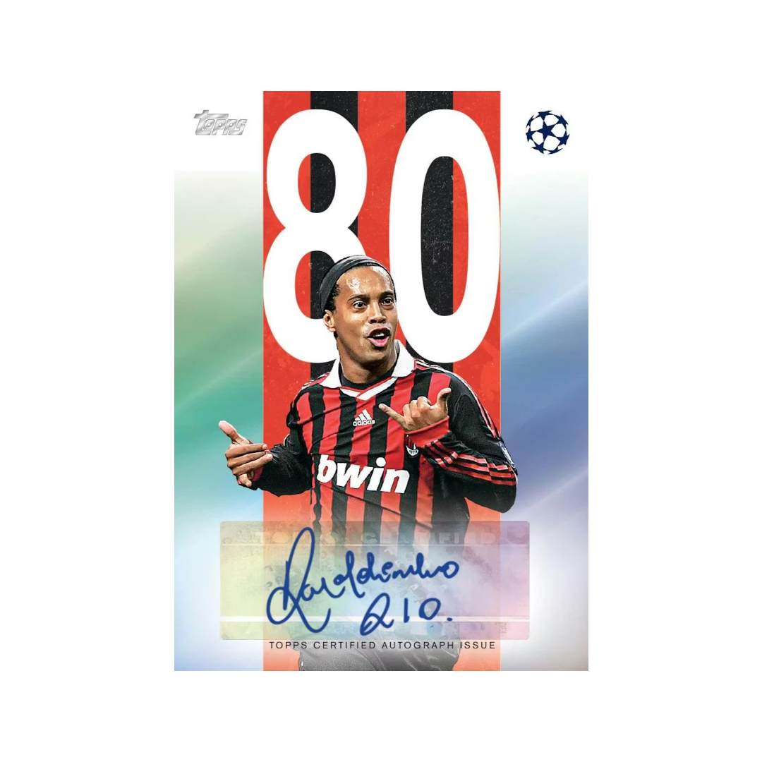2025-26 Topps UEFA Club Competitions Soccer Hobby Case
