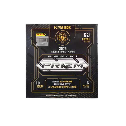 2025 Panini Prizm FIFA Club World Cup Soccer Mega Box