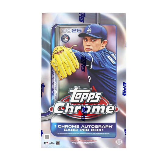 2025 Topps Chrome Baseball Hobby Box
