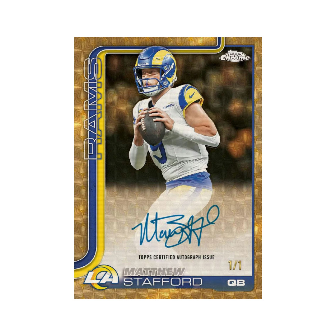2025 Topps Chrome NFL Football Hobby Box