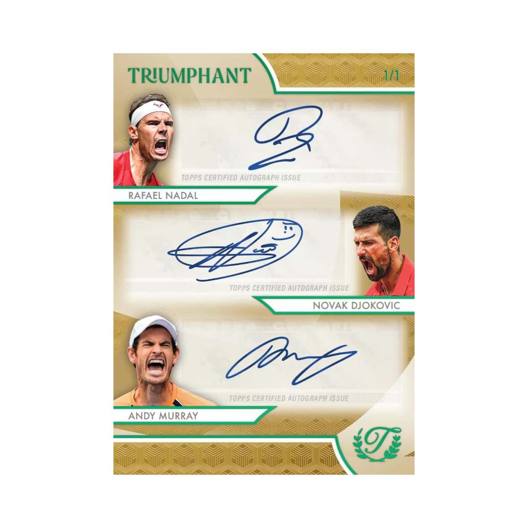 2025 Topps Triumphant Tennis Hobby Box