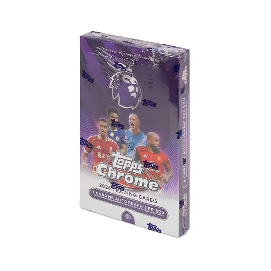 2026 Topps Chrome Premier League EPL Soccer Hobby Case