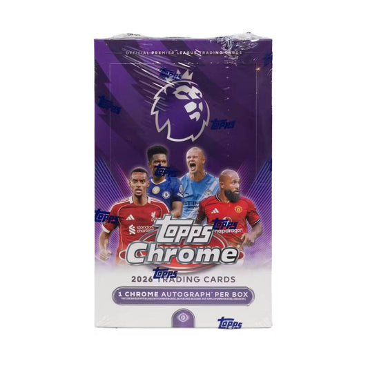 2026 Topps Chrome Premier League EPL Soccer Hobby Box
