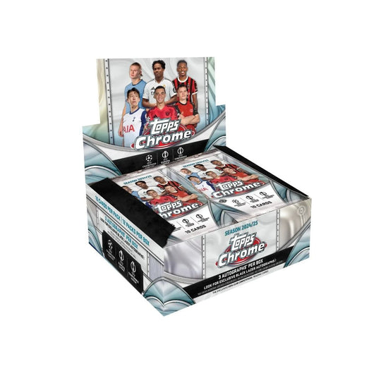 2024-25 Topps Chrome Club Competitions Soccer - JUMBO Case