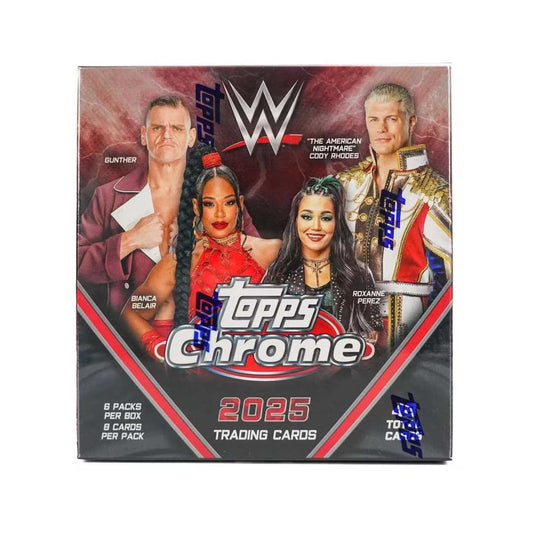 2025 Topps Chrome WWE Mega Box