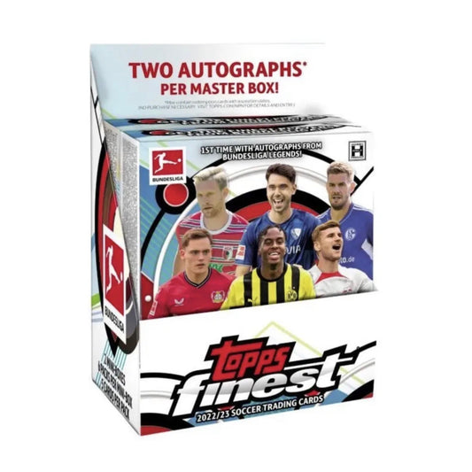 2022-23 Topps Finest Bundesliga Soccer HOBBY Master Box - Baller Collectables