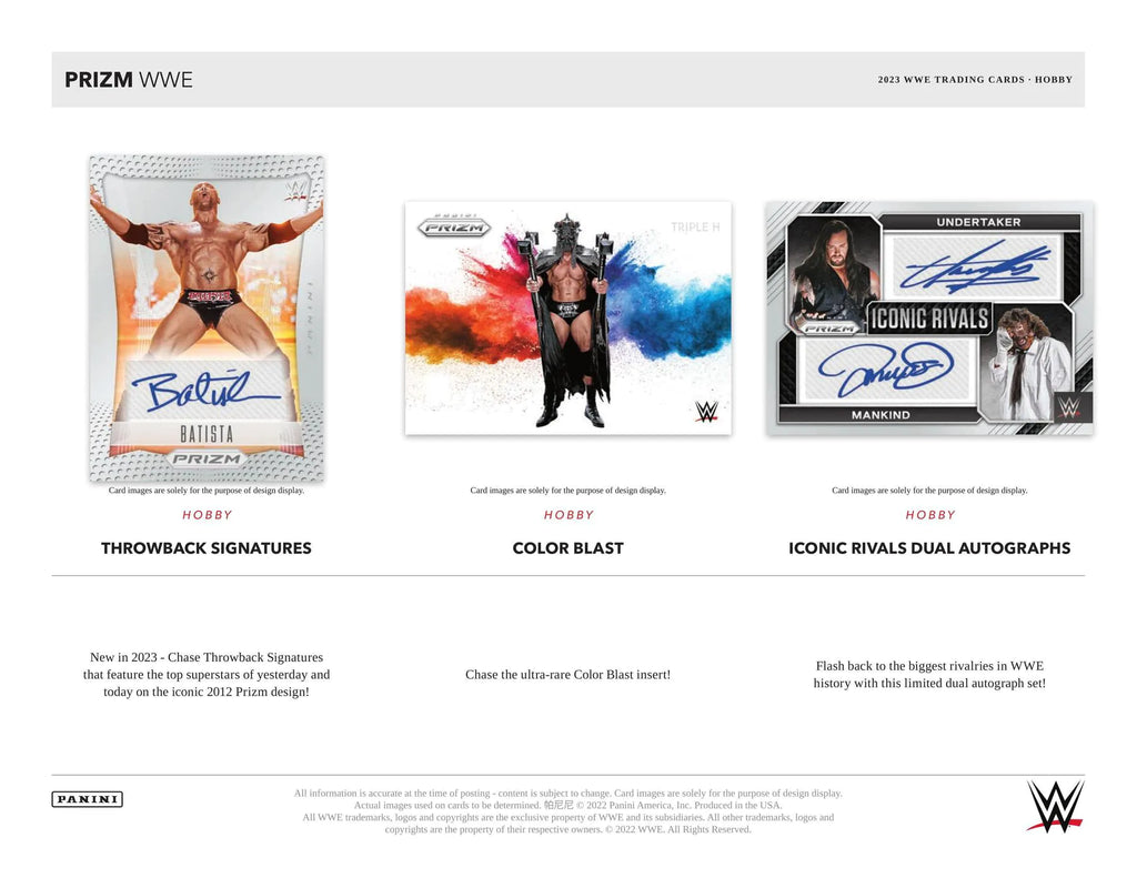 2023 Panini Prizm WWE Hobby Box - Baller Collectables
