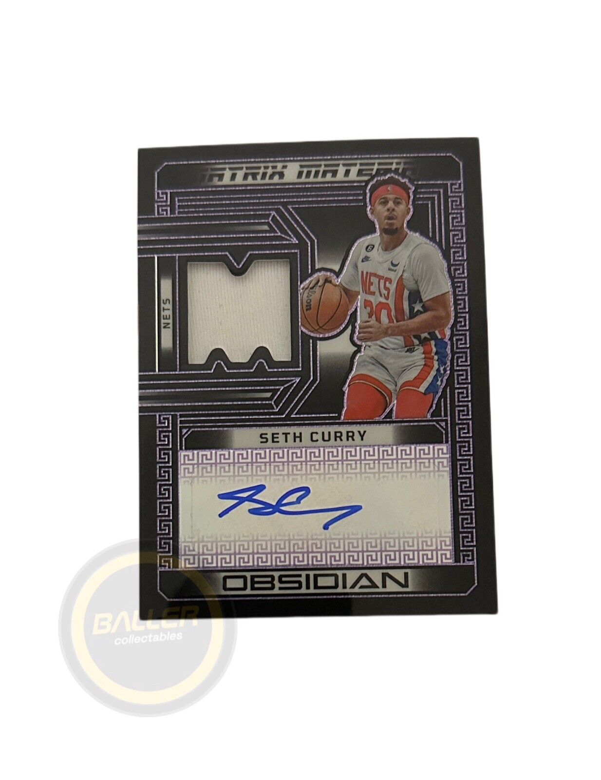 2022-23 Panini Obsidian NBA Matrix Materials SETH CURRY 75 - Baller Collectables