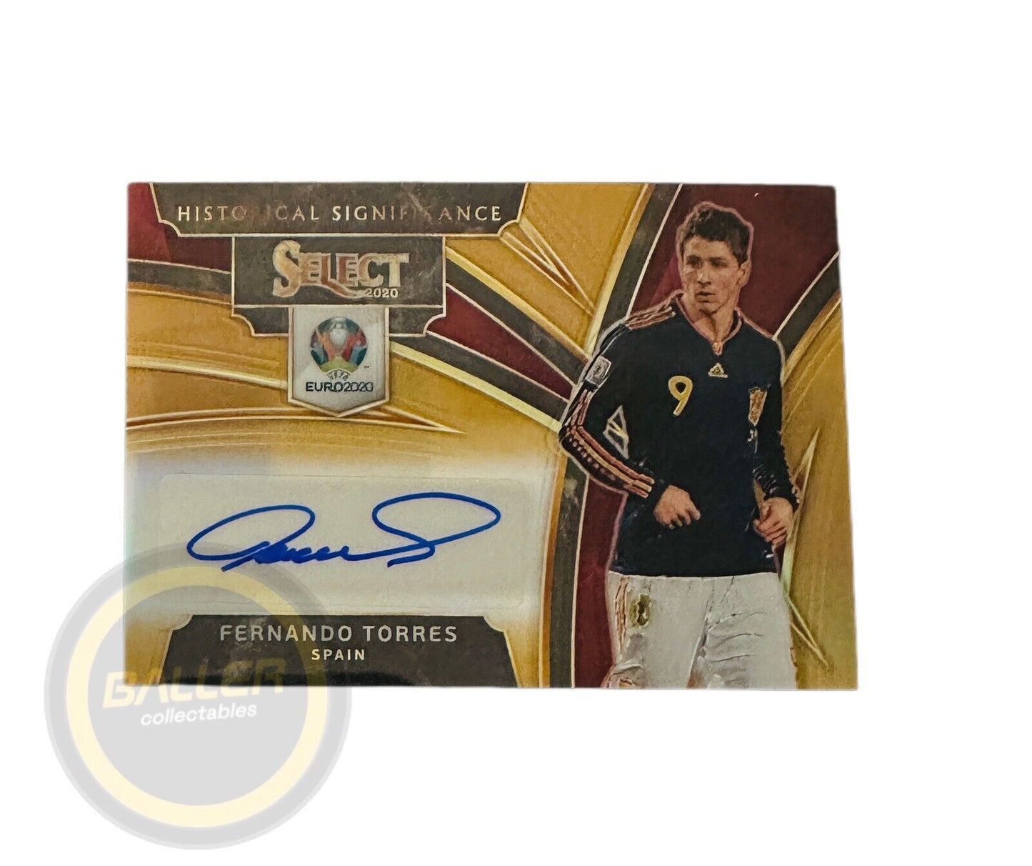 2019-20 Panini Select FIFA Soccer Historical Autograph Prizm FERNANDO TORRES 49 - Baller Collectables