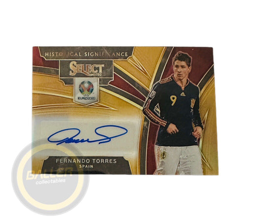 2019-20 Panini Select FIFA Soccer Historical Autograph Prizm FERNANDO TORRES 49 - Baller Collectables