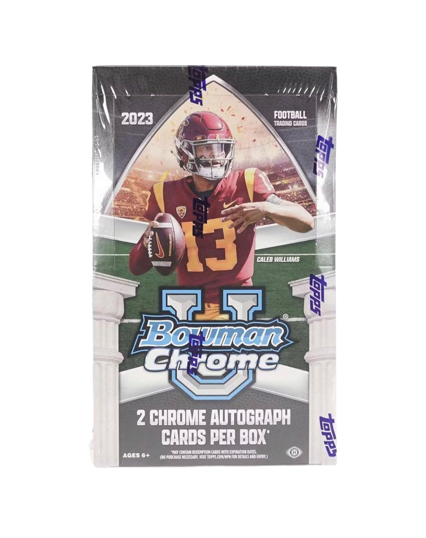 2022-23 Bowman Chrome University Football HOBBY Box (pre-order) - Baller Collectables