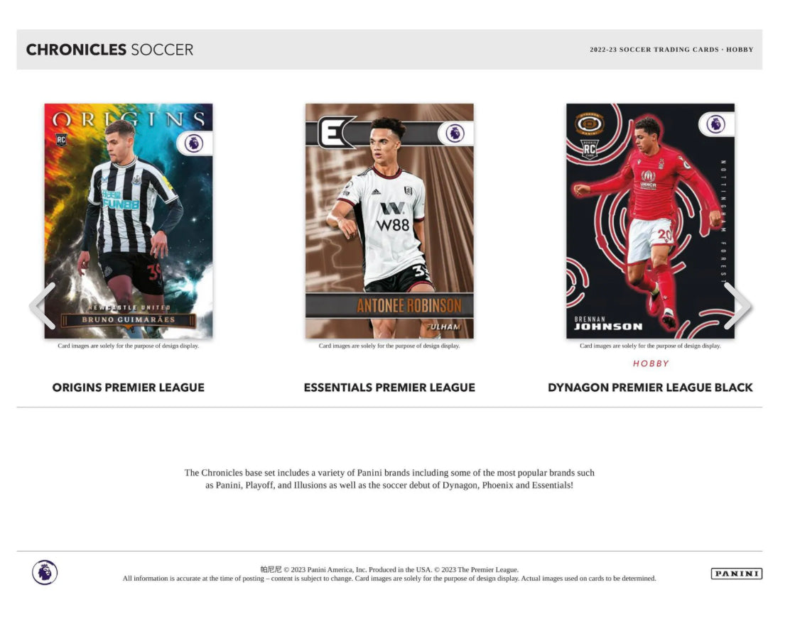 2022-23 Panini Chronicles Soccer HOBBY Box - Baller Collectables