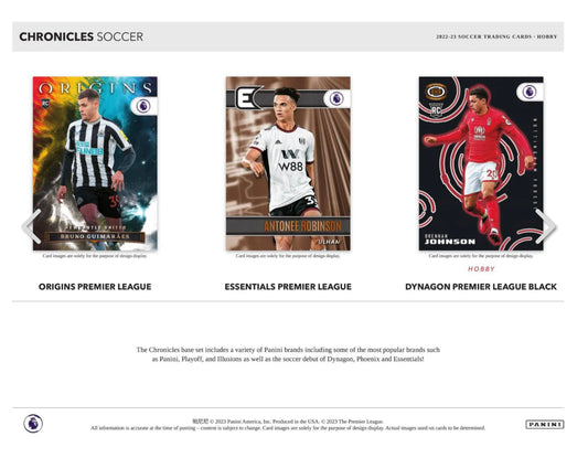 2022-23 Panini Chronicles Soccer HOBBY Box - Baller Collectables