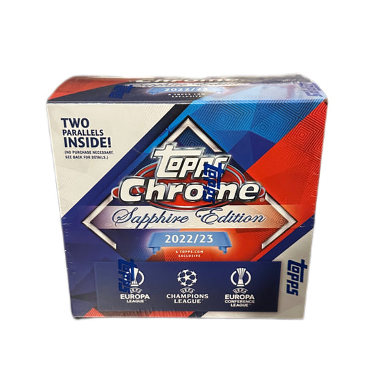 2022-23 Topps UEFA Sapphire Soccer HOBBY Box - Baller Collectables