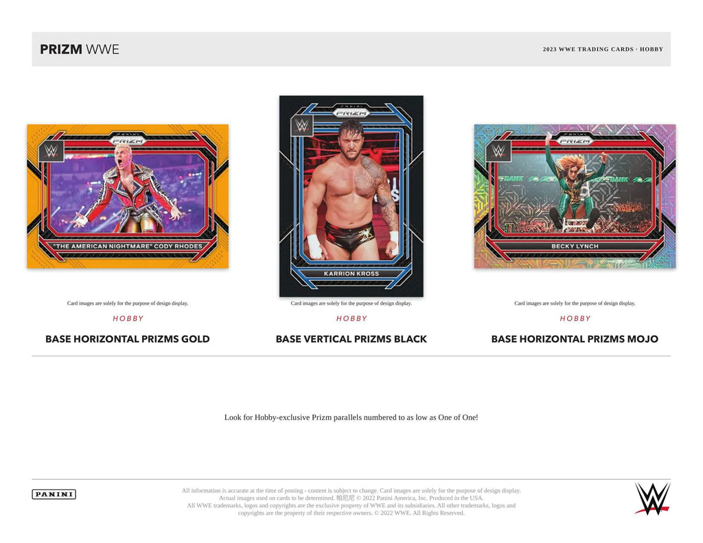 2023 Panini Prizm WWE Hobby Box - Baller Collectables