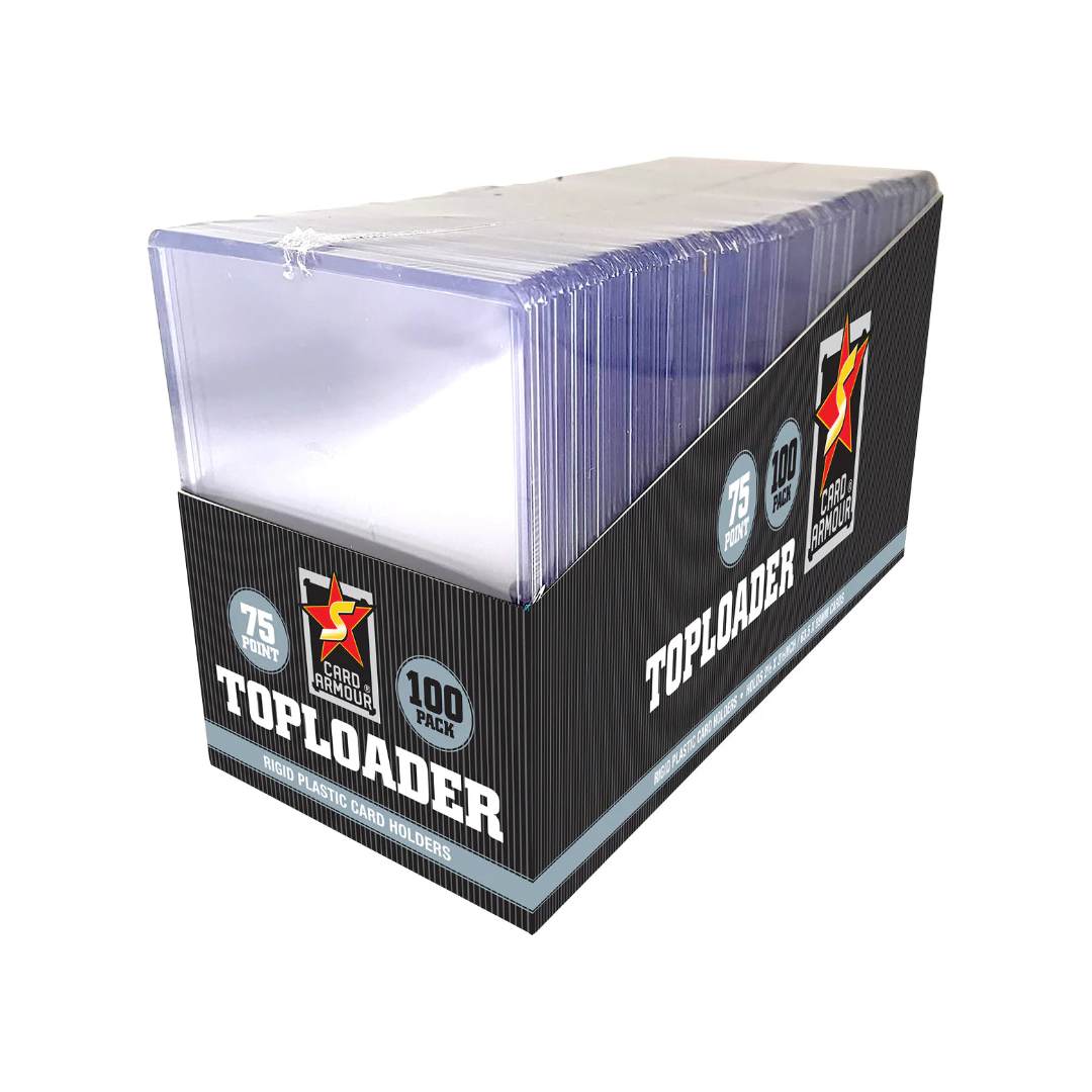 Select Card Armour 75pt Top Loaders 100 Pack