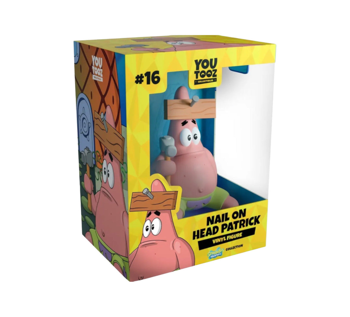 YouTooz SpongeBob SquarePants Nail in Head Patrick Vinyl Figure #16 - Baller Collectables