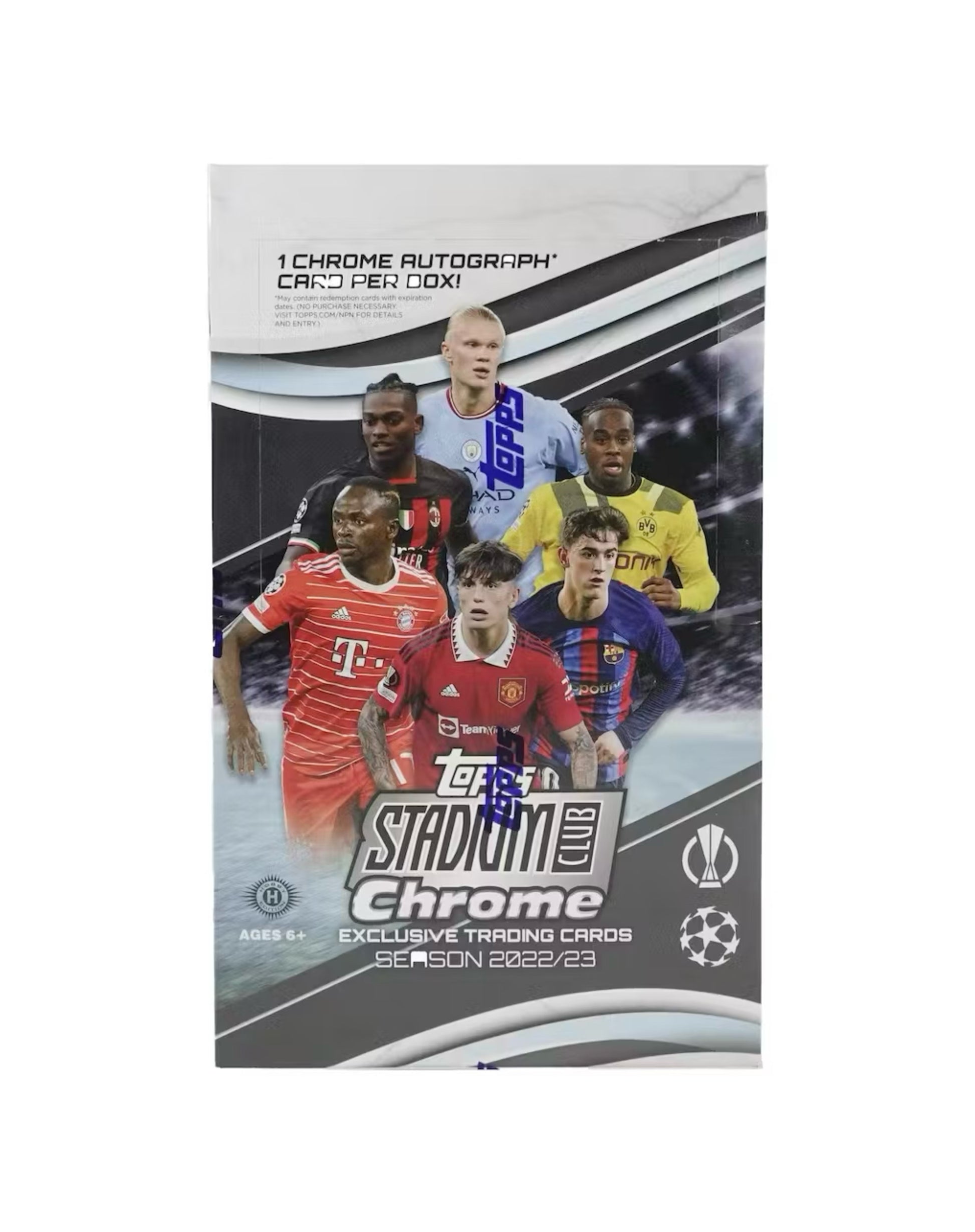 2022-23 Topps Stadium Club Chrome Champions League Soccer - HOBBY Box - Baller Collectables