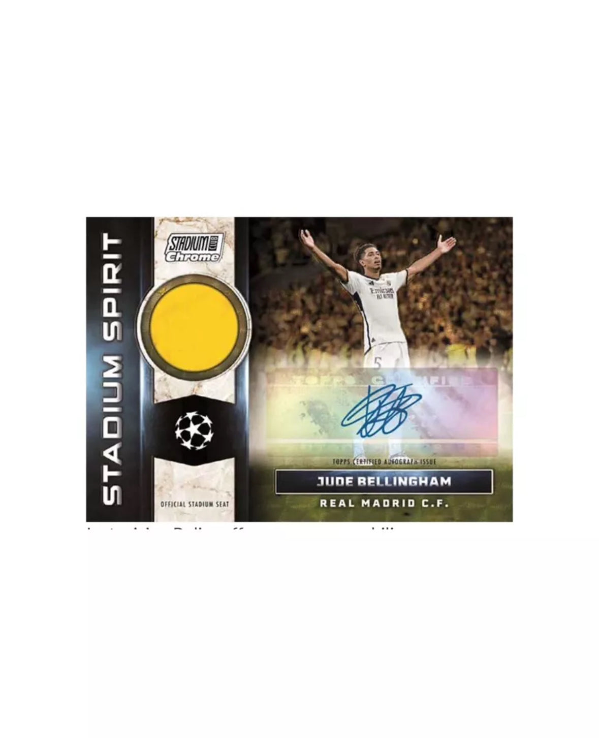 2023-24 Topps Stadium Club Chrome Club Competitions Soccer - HOBBY Box - Baller Collectables