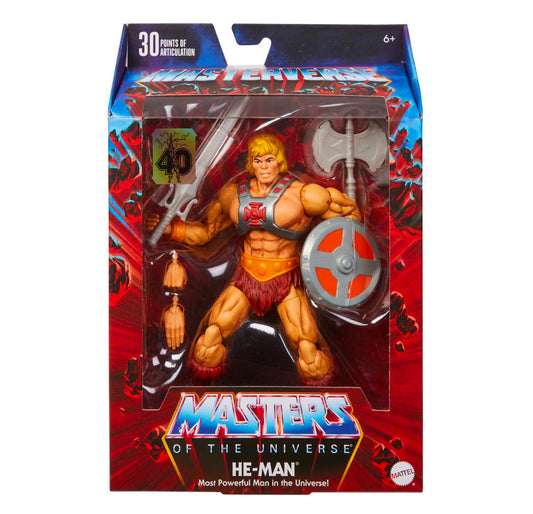 Masters of the Universe Masterverse Figure 40th Anniversary He-man - Baller Collectables