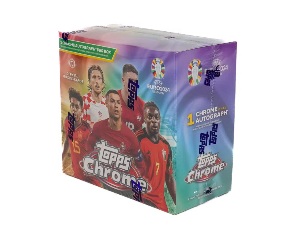 2023-24 Topps Chrome EURO Soccer HOBBY Box - Baller Collectables