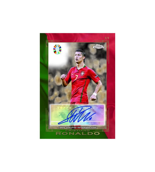 2023-24 Topps Chrome EURO Soccer HOBBY Box - Baller Collectables