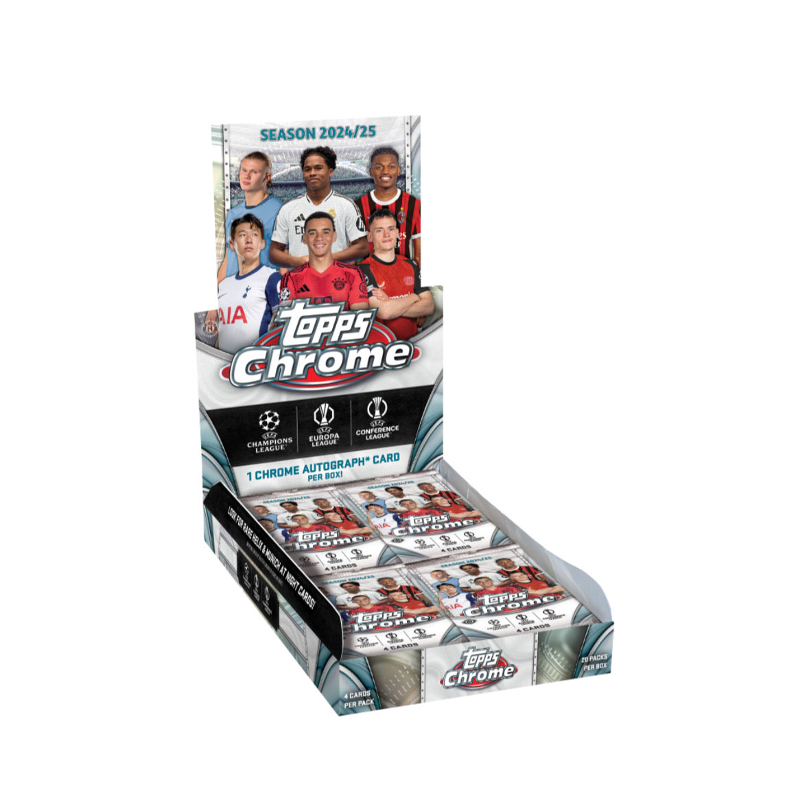 2024-25 Topps Chrome Club Competitions Soccer - HOBBY Box