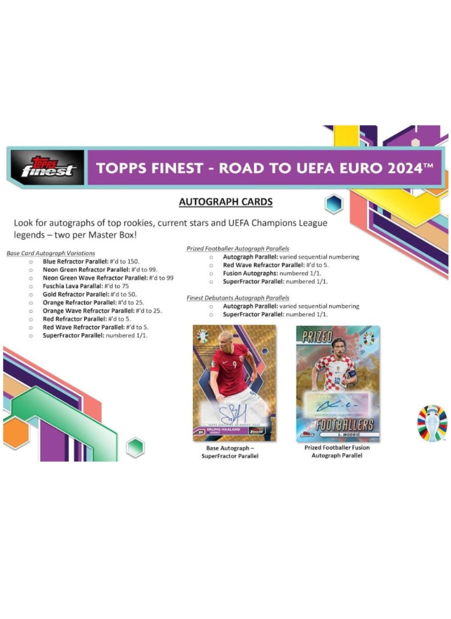 2023 Topps Finest Road to UEFA Euro 2024 Soccer HOBBY Case - Baller Collectables