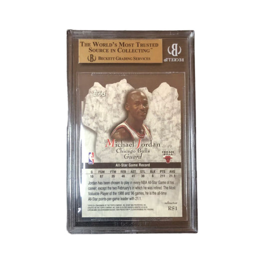 1997-98 Topps Rockstars Refractors Michael Jordan BGS 9.5 - Baller Collectables
