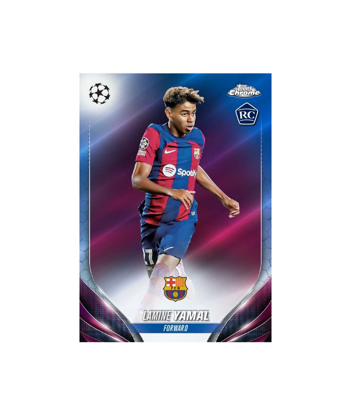 2023-24 Topps Chrome UEFA Club Competitions HOBBY Box - Baller Collectables