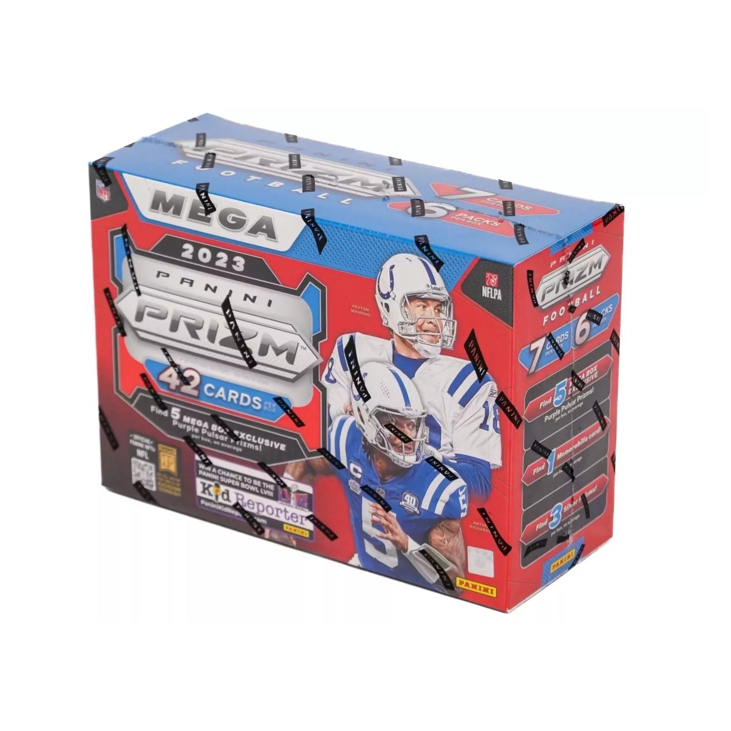 2023 Panini Prizm Football Hobby Mega Box (Purple Pulsar Prizms) - Baller Collectables
