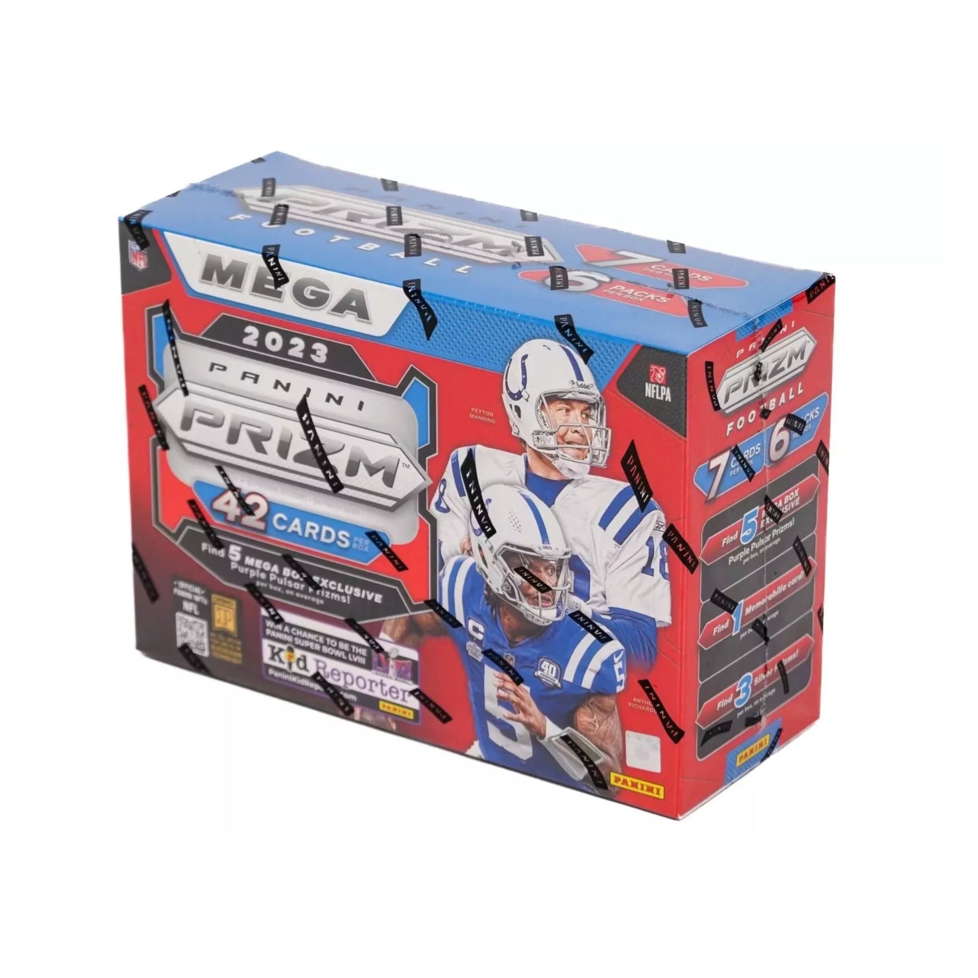 2023 Panini Prizm Football Hobby Mega Box (Purple Pulsar Prizms) - Baller Collectables