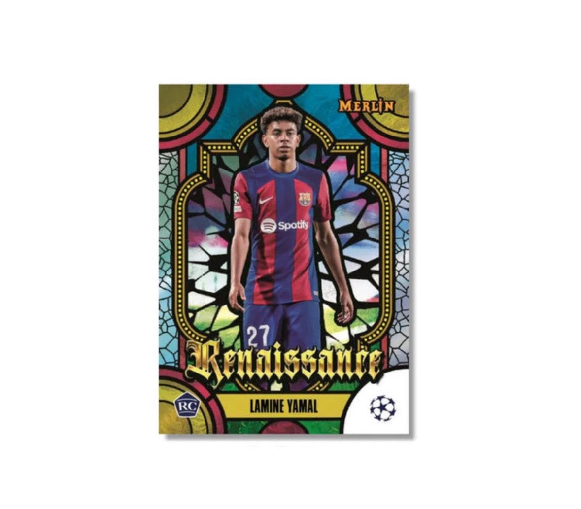 2023-24 Topps UEFA Merlin Soccer Chrome HOBBY Box - Baller Collectables