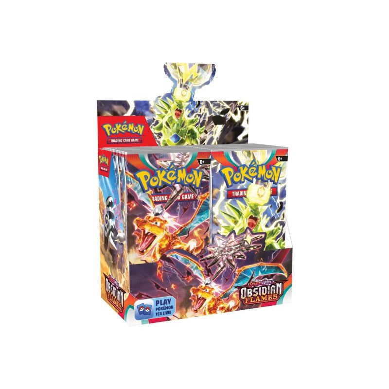Pokemon TCG: Scarlet & Violet Obsidian Flames Booster Box Baller Collectables Pokemon TCG: Scarlet & Violet Obsidian Flames Booster Box Baller Collectables