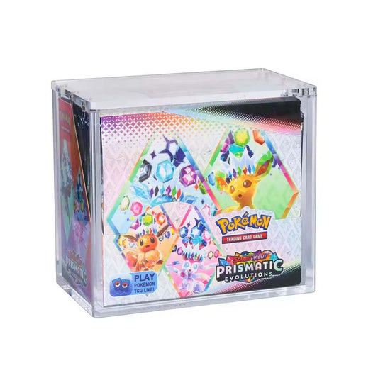 Premium Clear Magnetic Acrylic Case for Booster Box - Pokemon TCG