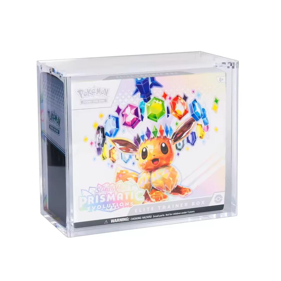 Premium Clear Magnetic Acrylic Case for ETB Box - Pokémon TCG