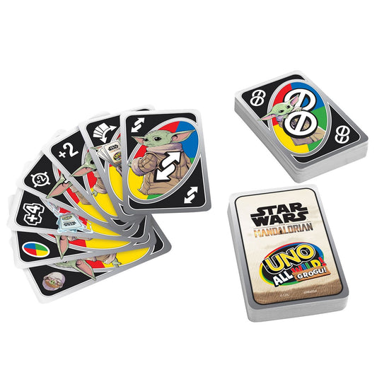 Star Wars: The Mandalorian UNO All Wild! All Grogu Card Game - Baller Collectables
