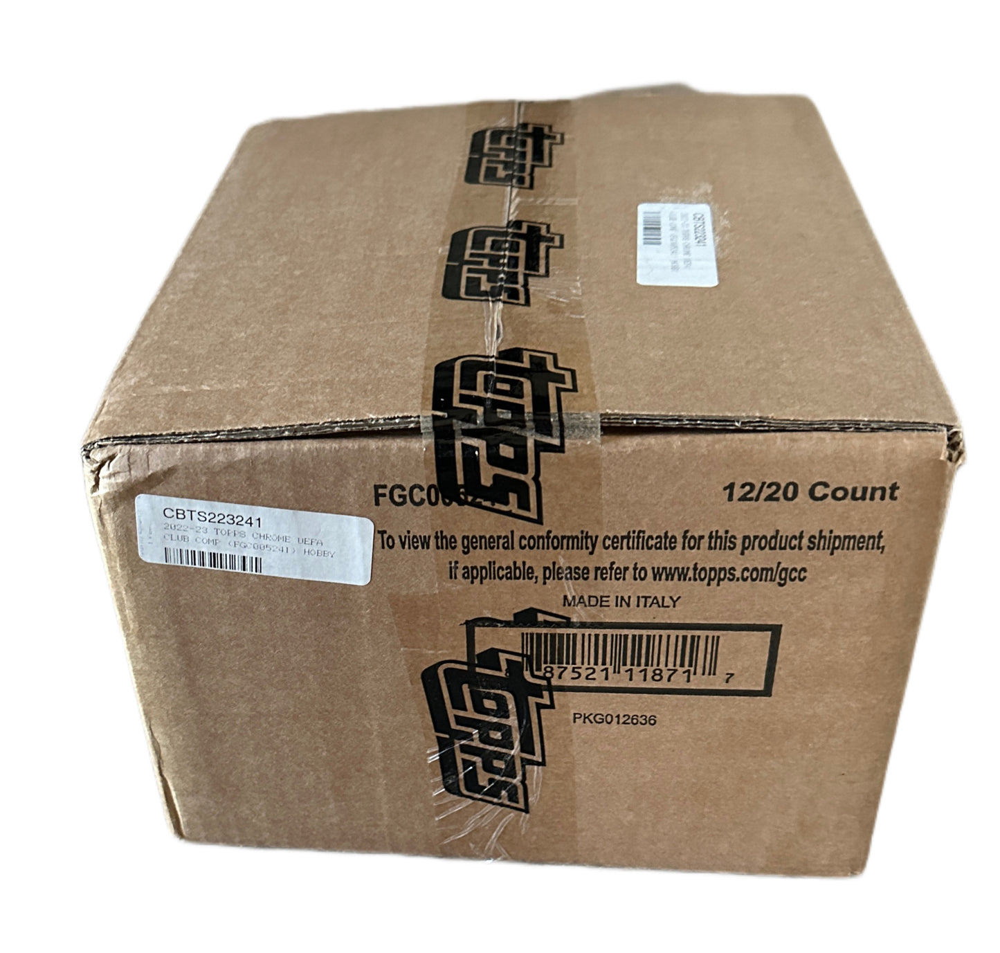 2022-23 Topps Chrome UEFA Club Competitions Soccer HOBBY Case - Baller Collectables