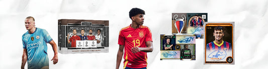 Introducing the 2024-25 Topps UEFA Club Competitions Museum Collection Soccer Hobby Box