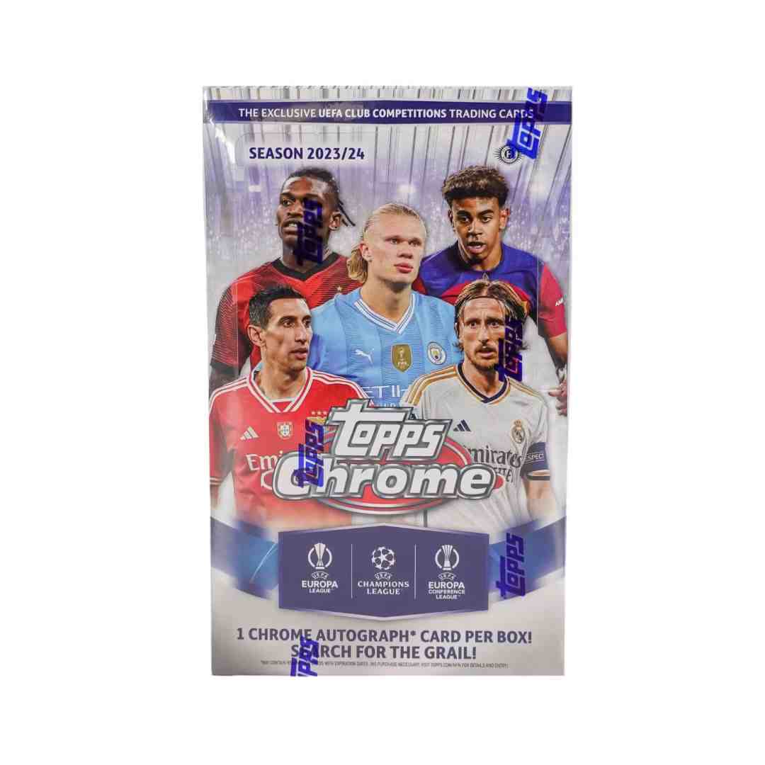 2023-24 Topps Chrome UEFA Club Competitions Soccer HOBBY Case
