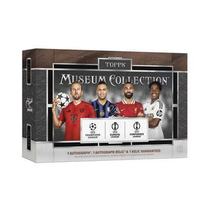 2024-25 Topps UEFA Club Competitions Museum Collection Soccer Hobby Box