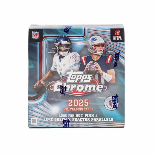 2025 Topps Chrome NFL Football Mega Box