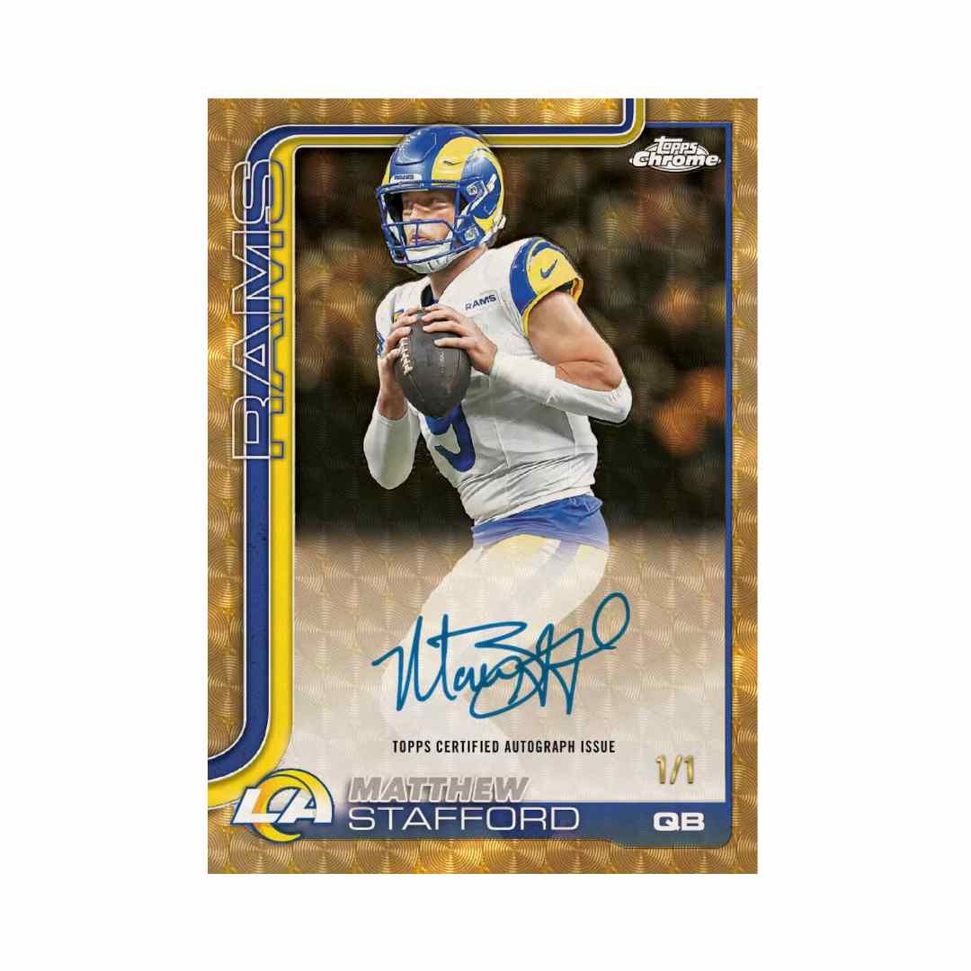 2025 Topps Chrome NFL Football Mega Box