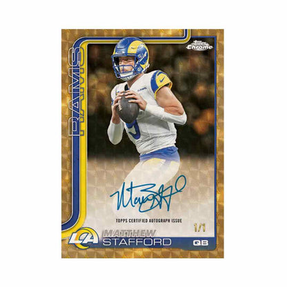 2025 Topps Chrome NFL Football Mega Box