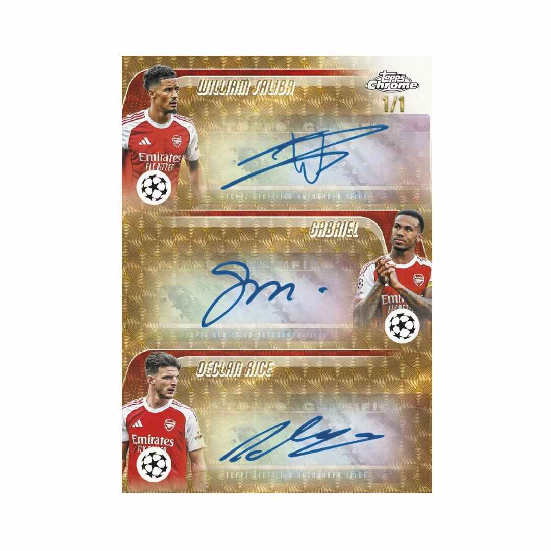 2025-26 Topps Chrome UEFA Club Competitions Soccer Hobby Box